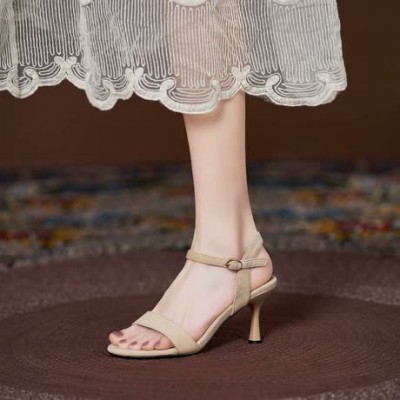 Single-Strap High-Heel Sandals