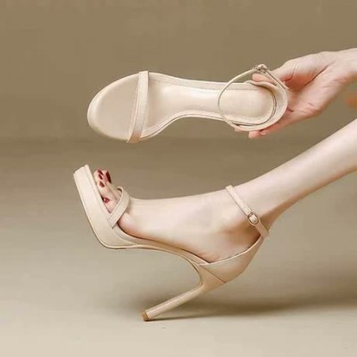Single-Strap High-Heel Sandals