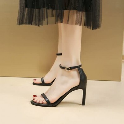 Single-Strap High-Heel Sandals